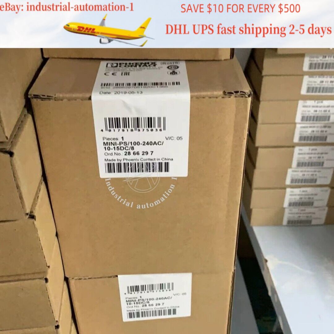 1PC NEW PHOENIX 2866297 MINI-PS/100-240AC/10-15DC/8 power supply