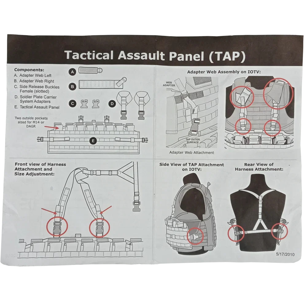 USGI ACU Tactical Assault Panel