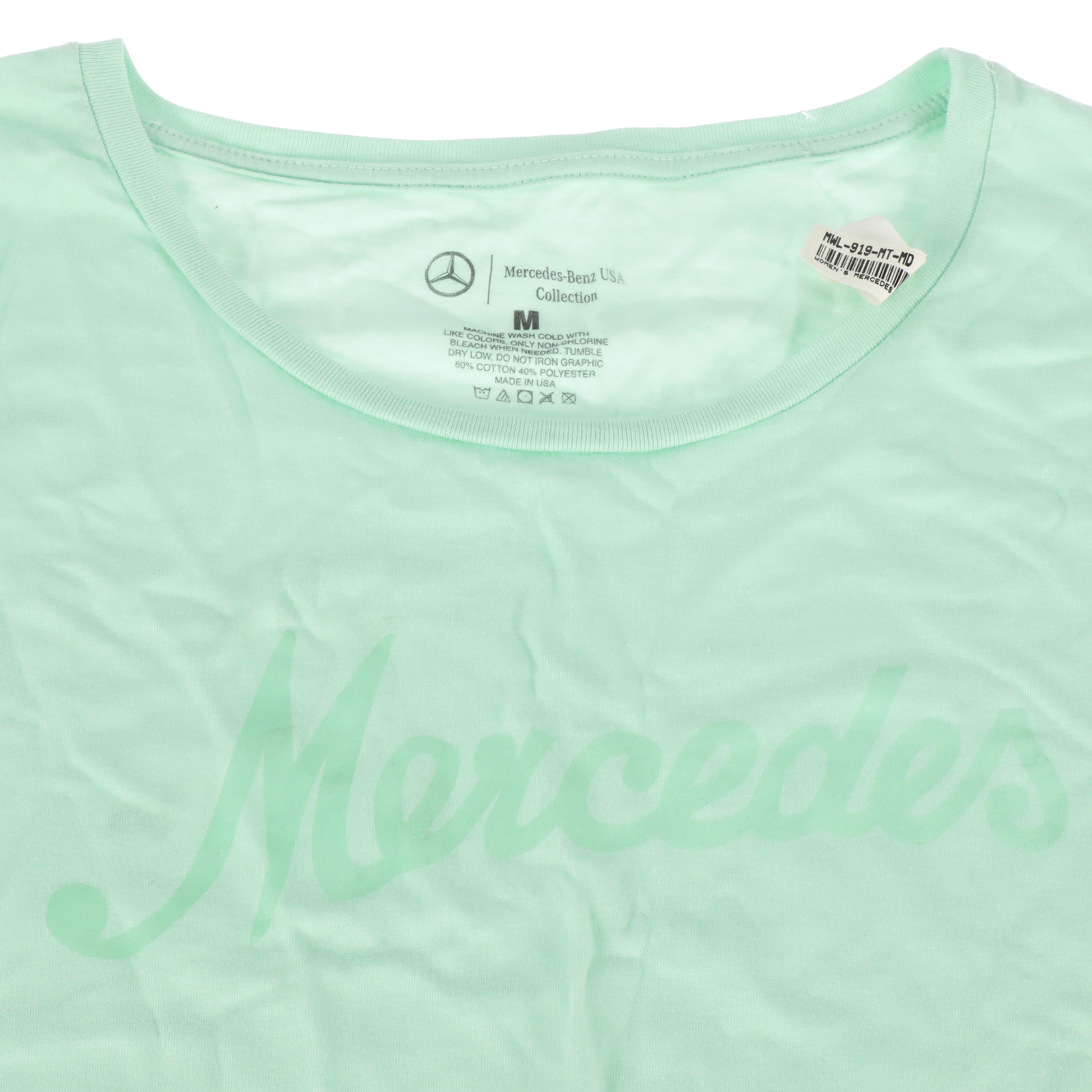 Mercedes Women's T-Shirt Teal Medium