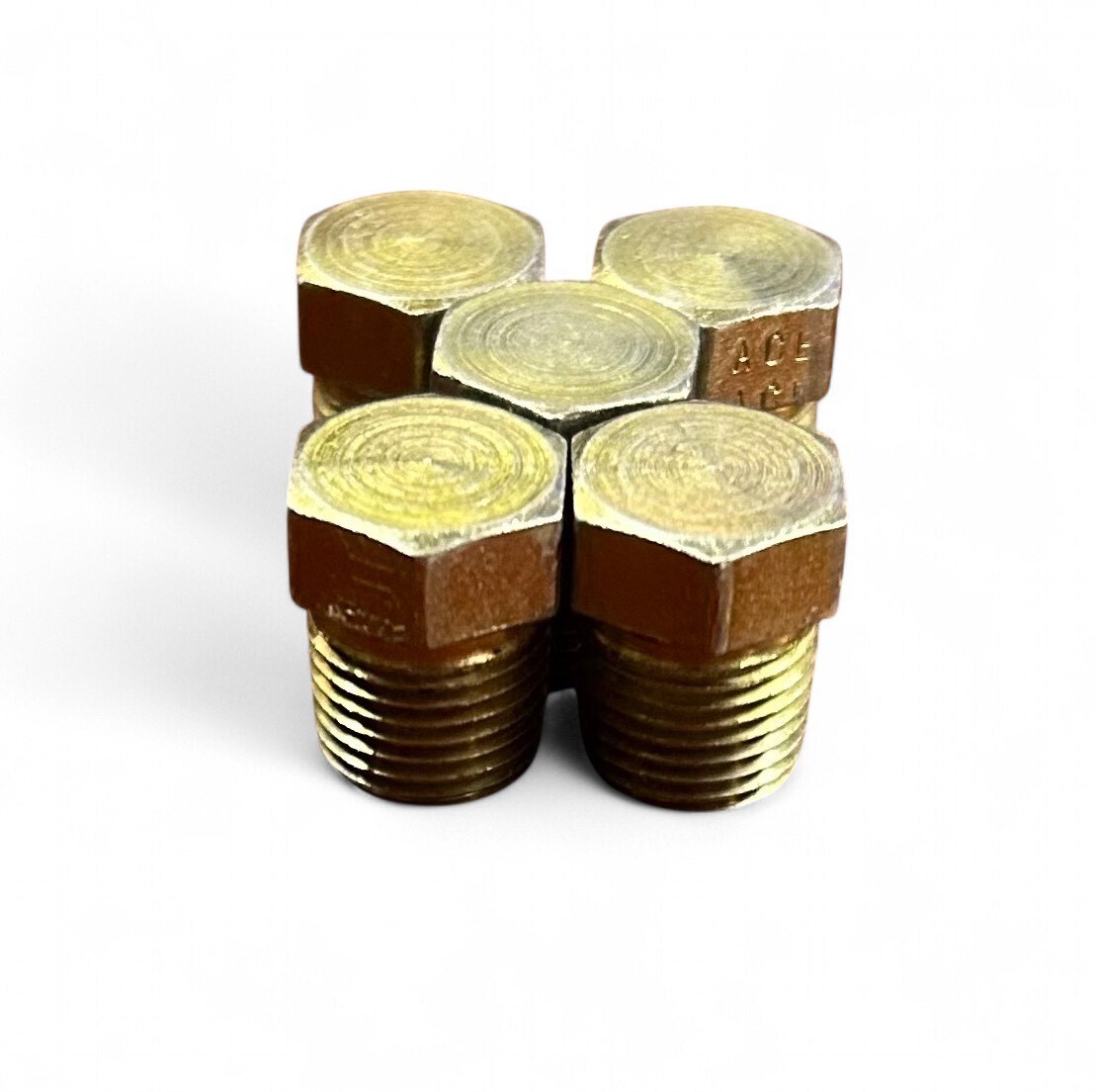 1/8" NPT Metal Plug Fitting (5 Pack)