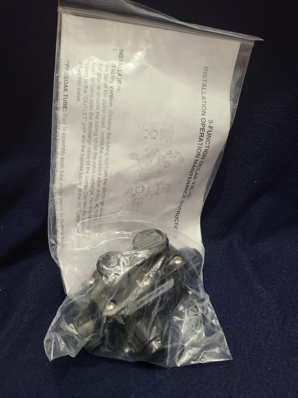 PULSAFEEDER L385KV03-PVD 5 Function Degas Valve