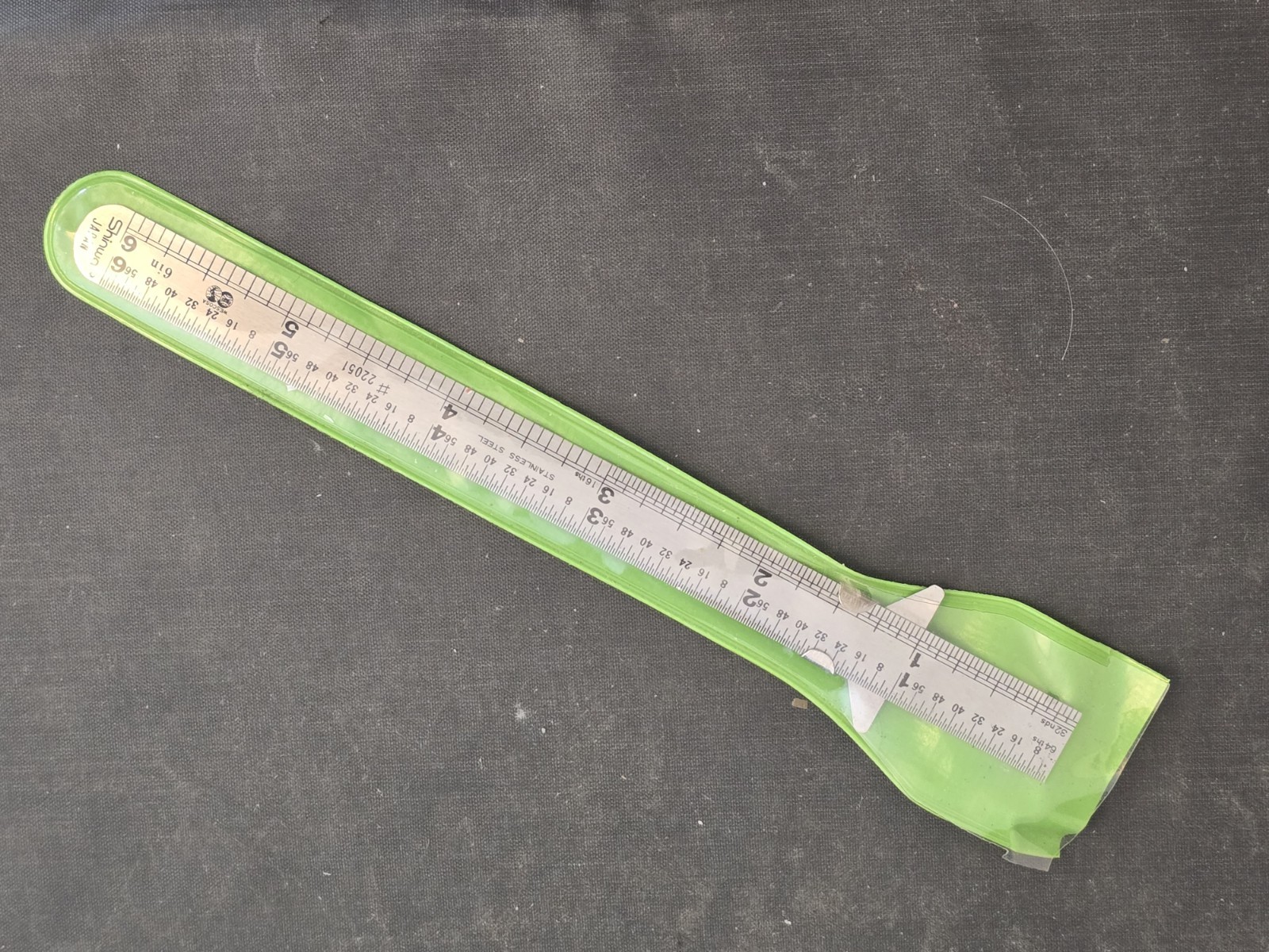 Vtg Shinwa 23051 Depth Gauge Machinist 6" Japan Stainless Steel W/case