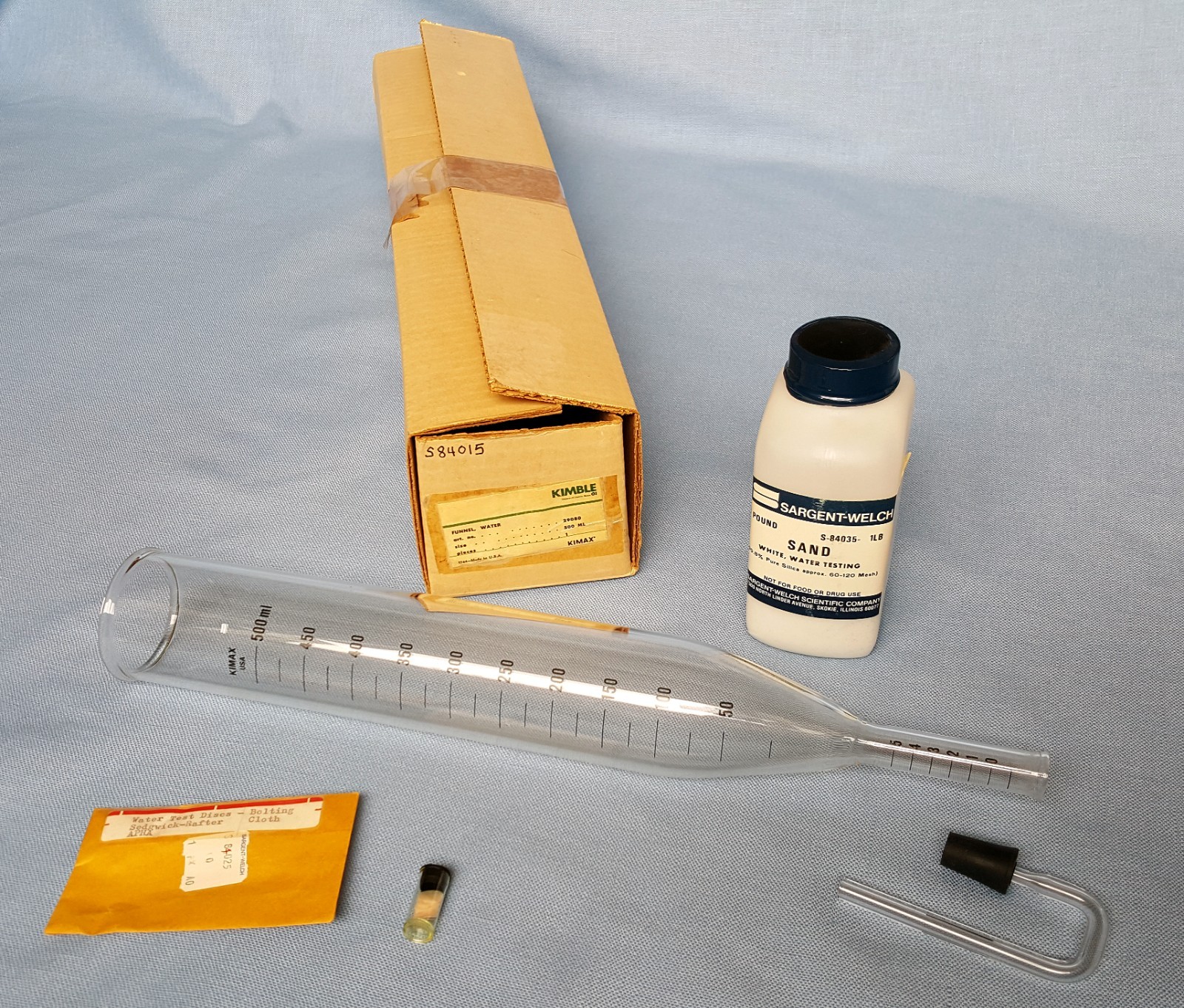 Microscope Examination Specimen Collecting Funnel - Kimble Kimax; New Open Box