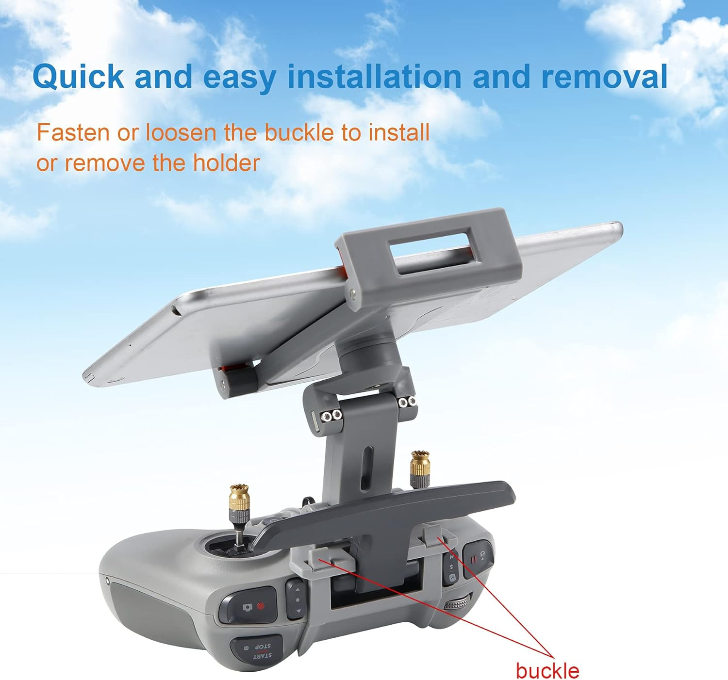 FPV Remote Controller 2 4.7-12.9 Inch Tablet Holder Mount for DJI FPV Drone,Exte