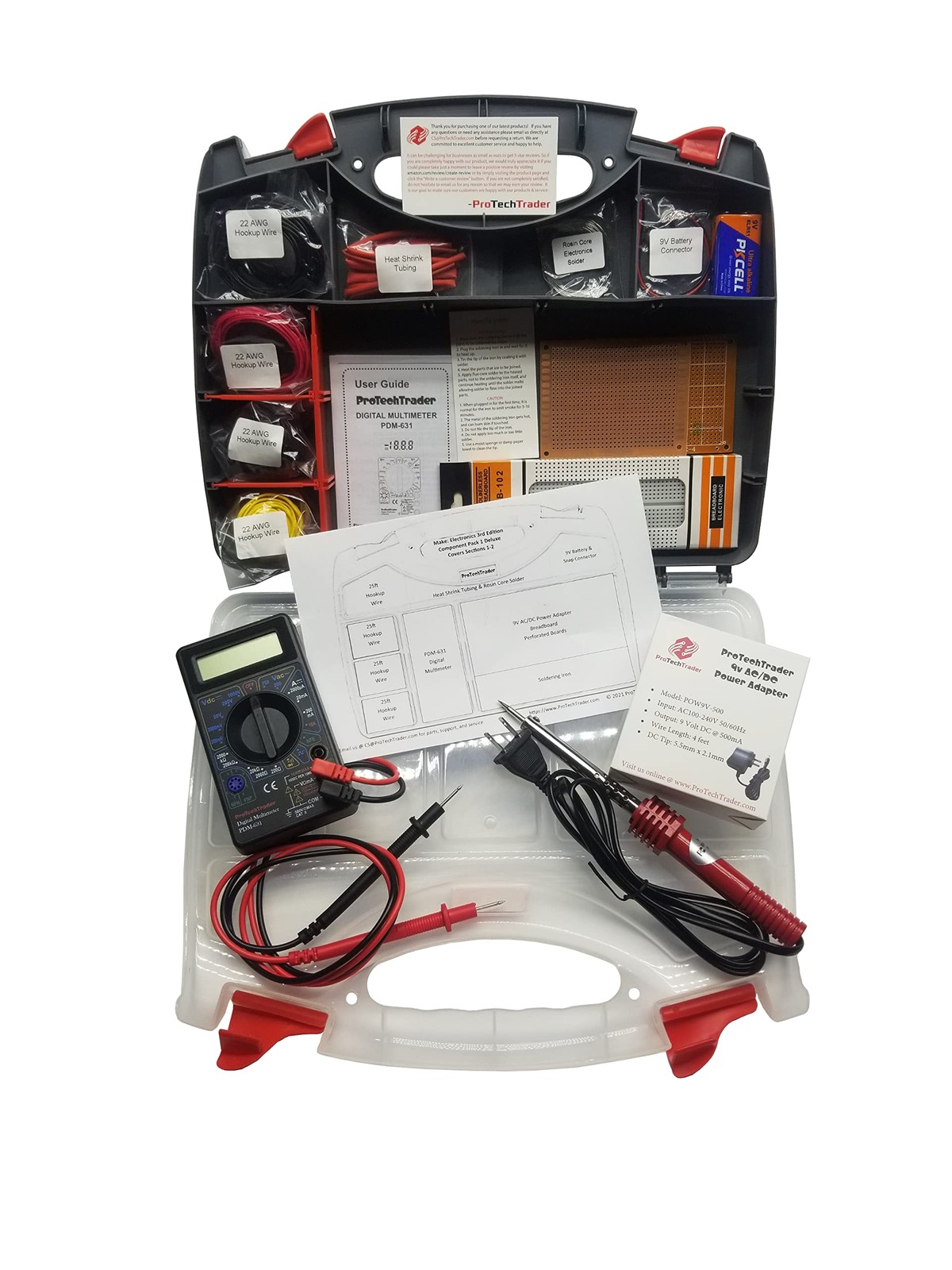 Make: Electronics Third Edition Kit 1 Deluxe - Beginner, Intermediate, & Adva...