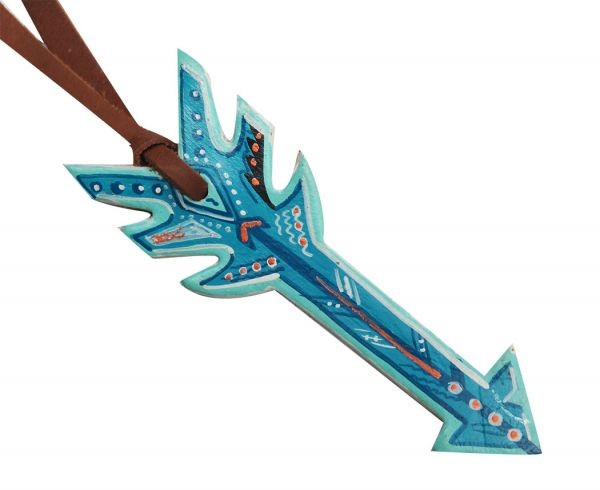 Showman Blue Painted Saddle Arrow 176476