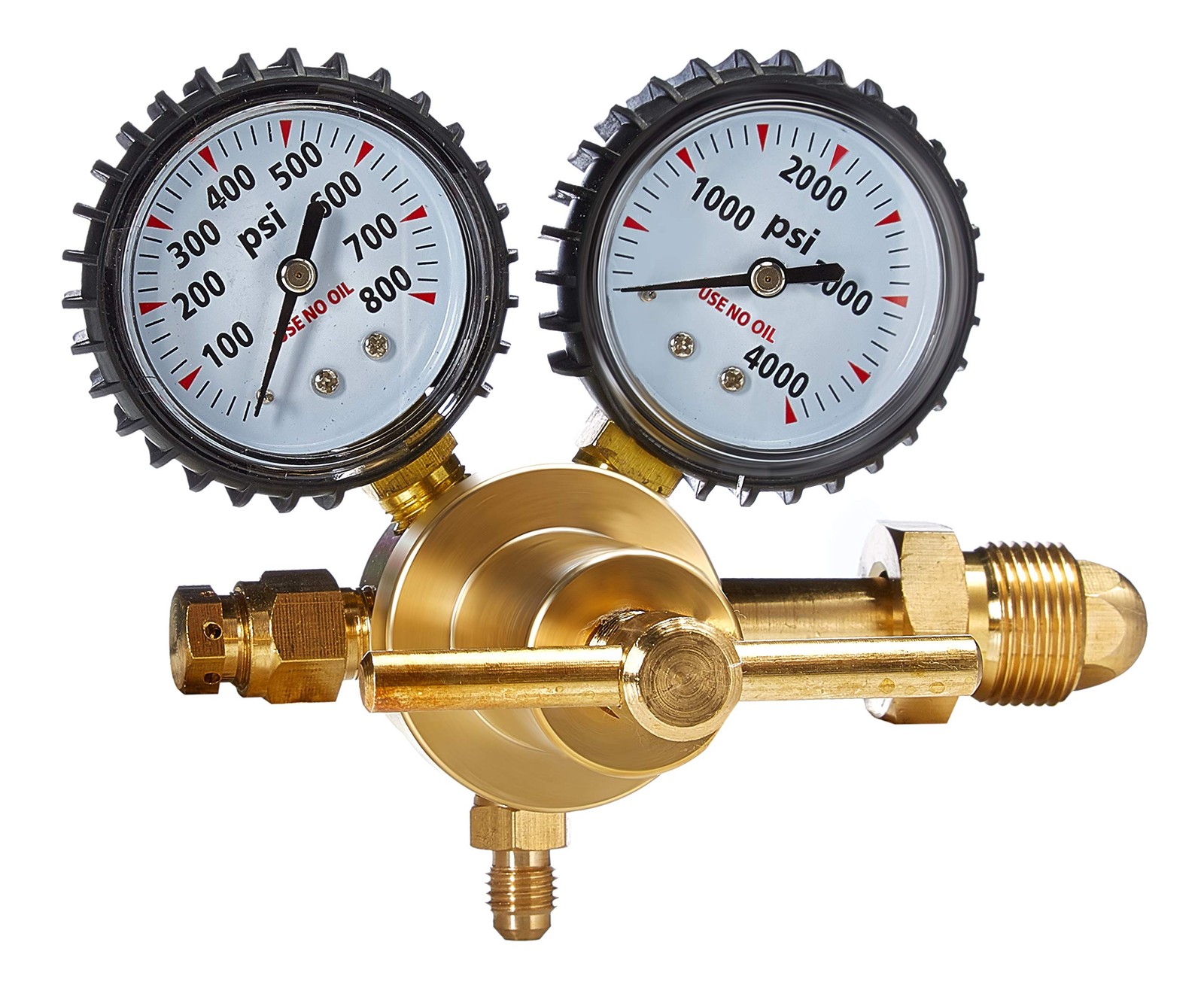 Premium Nitrogen Regulator For HVAC, Purge & More - 1/4 inch, Brass