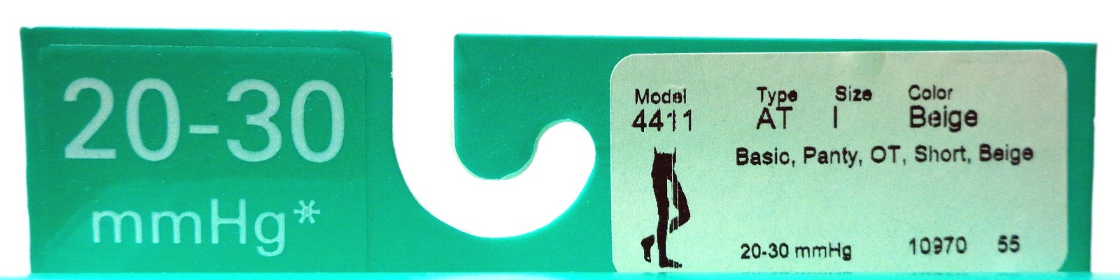 JUZO Basic Beige Compression Stockings: Model 4411, Type AT, Size I (NEW)
