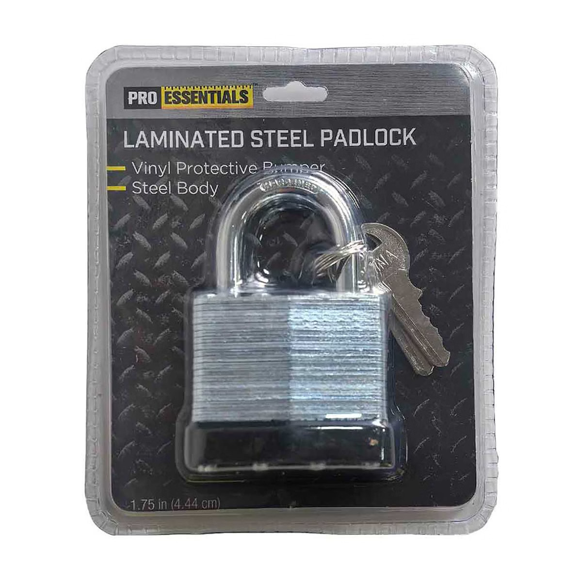 PRO ESSENTIALS Laminated Steel Padlock N0049