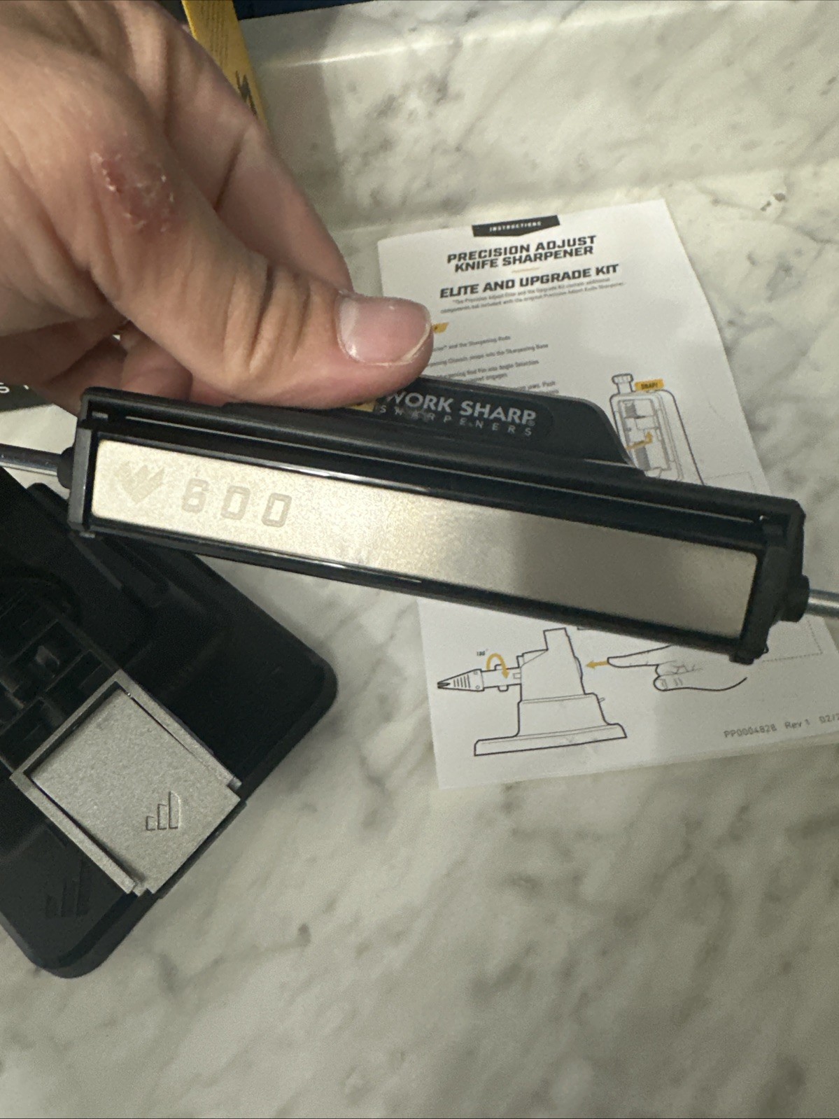 Work Sharp Black ‎Precision Adjust Knife Sharpener WSBCHPAJ Used