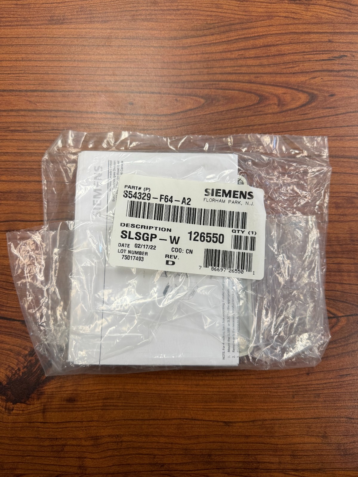 SLSGP-W Siemens