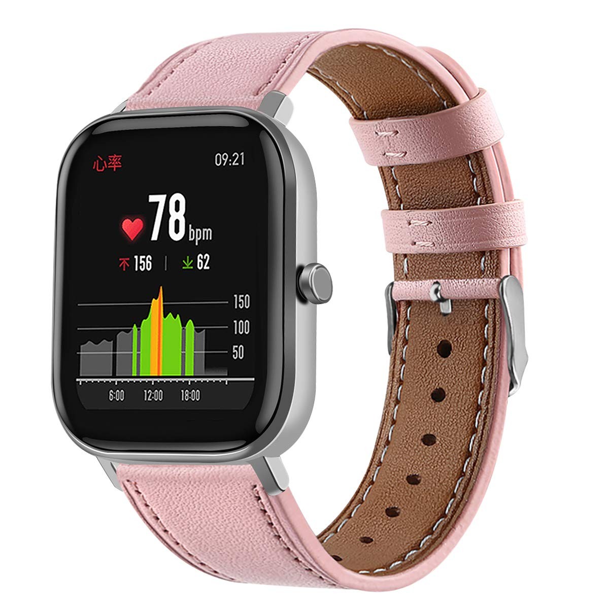 Leather WatchBand Compatible with Cubitt CT4CT2 Pro GPS Smart Watch Replaceme...