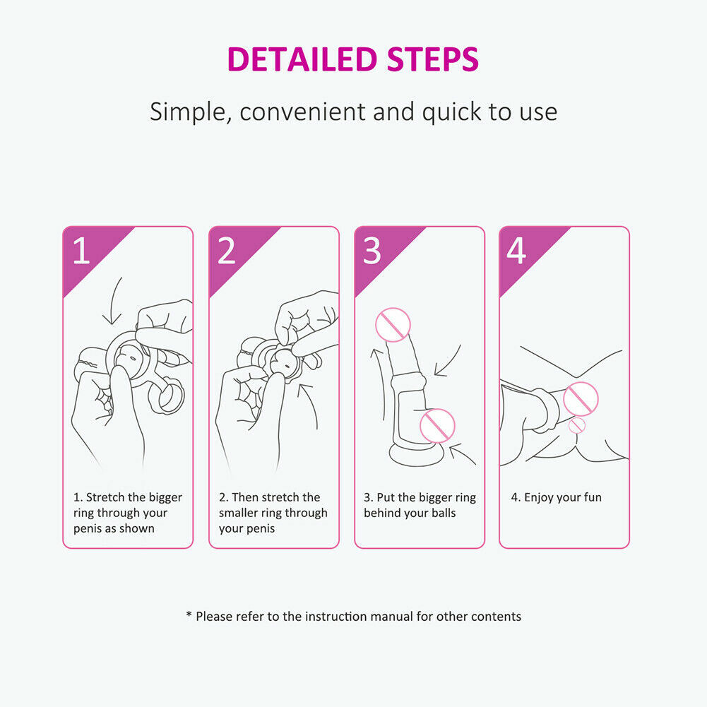 Men Ball-Scrotum-Stretcher-Enhancer-Penis-Extender Delay-Ejaculation for Male