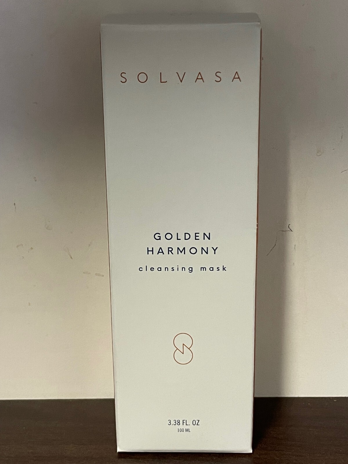 3.38oz Solvasa Cleansing Mask Golden Harmony Clay Based turmeric ashwagandha