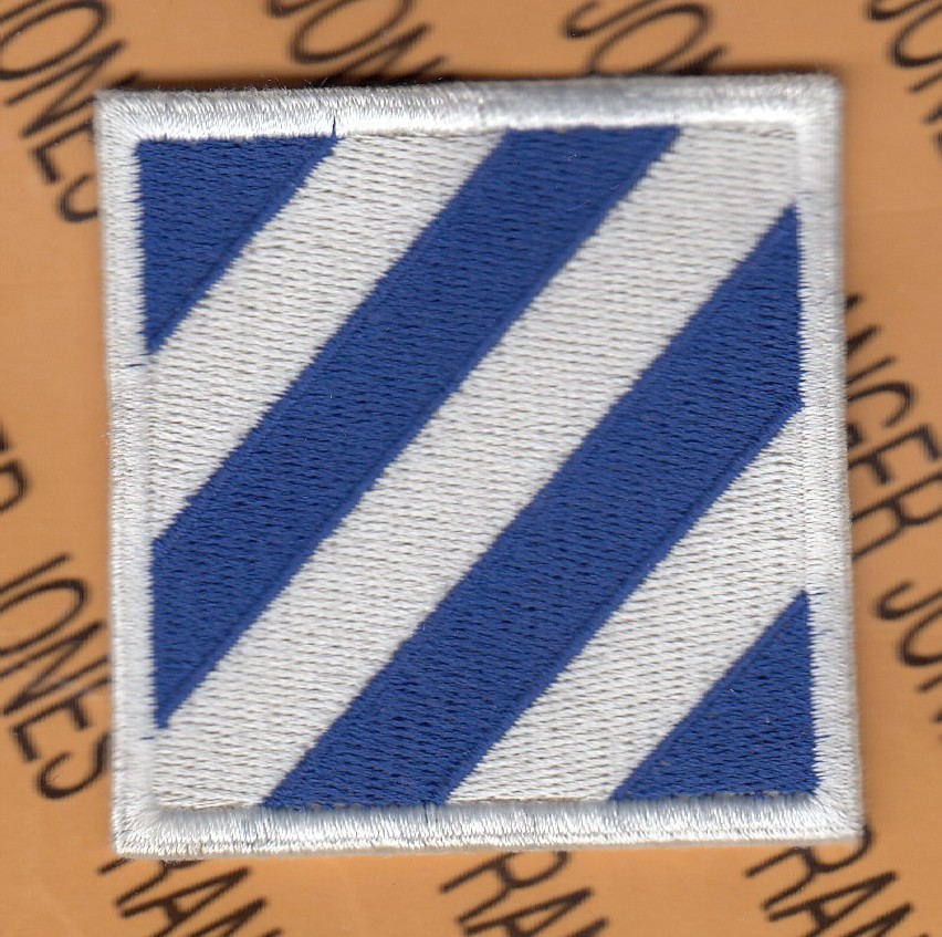 US Army 3rd Infantry Division MARNE French Made ~2.5" shoulder patch c/e
