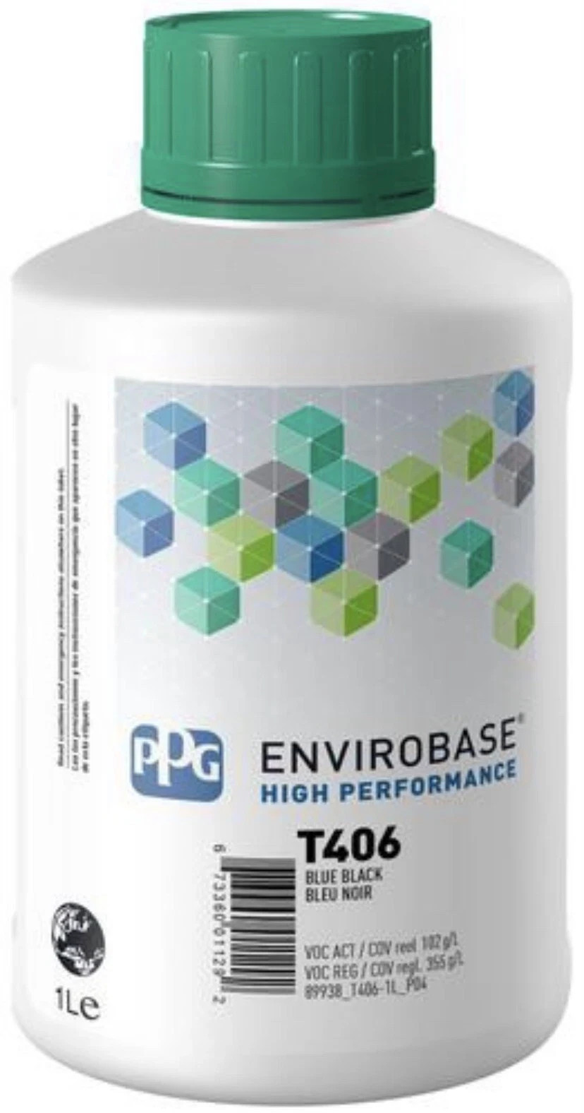 PPG - 1 Liter ENVIROBASE HIGH PERFORMANCE WATERBASED TONER New