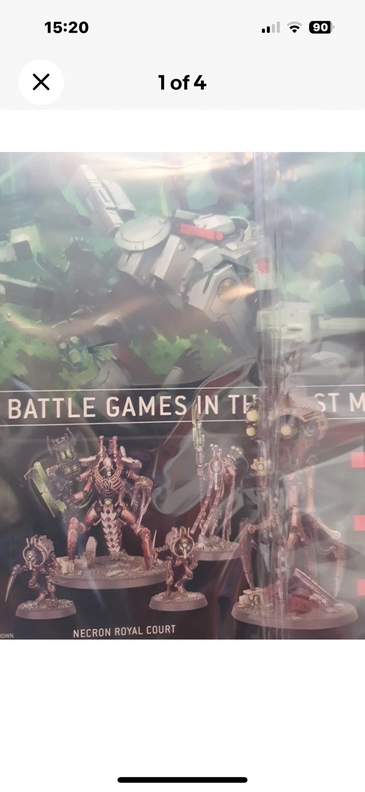 Warhammer Imperium necron royal court 5 modela #50 Collectible Miniatures Set