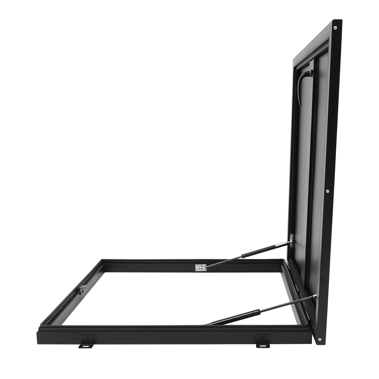 Modern Aluminum Alloy Roof Hatch Roof Security Door Roof Access Hatch Black