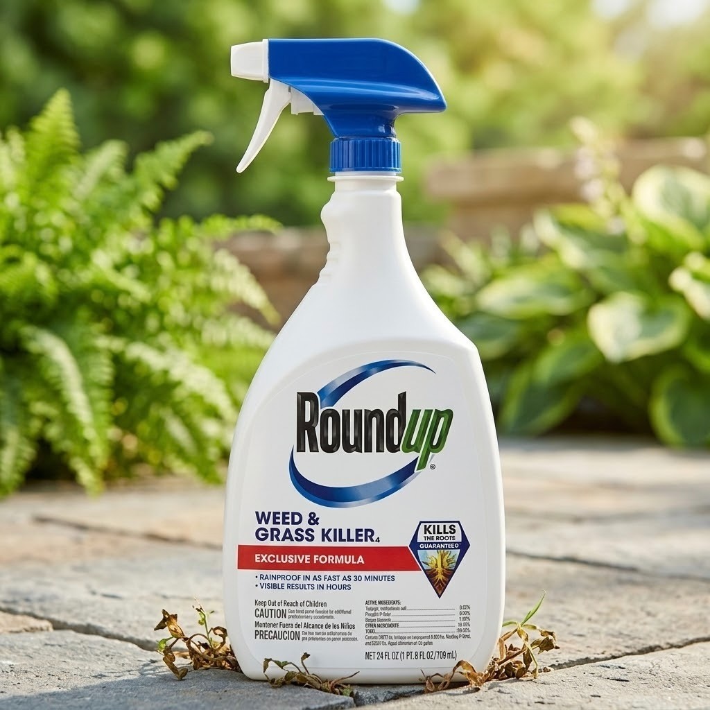 NEW Roundup 24 oz Ready-to-Use Weed & Grass Killer Fast Acting
