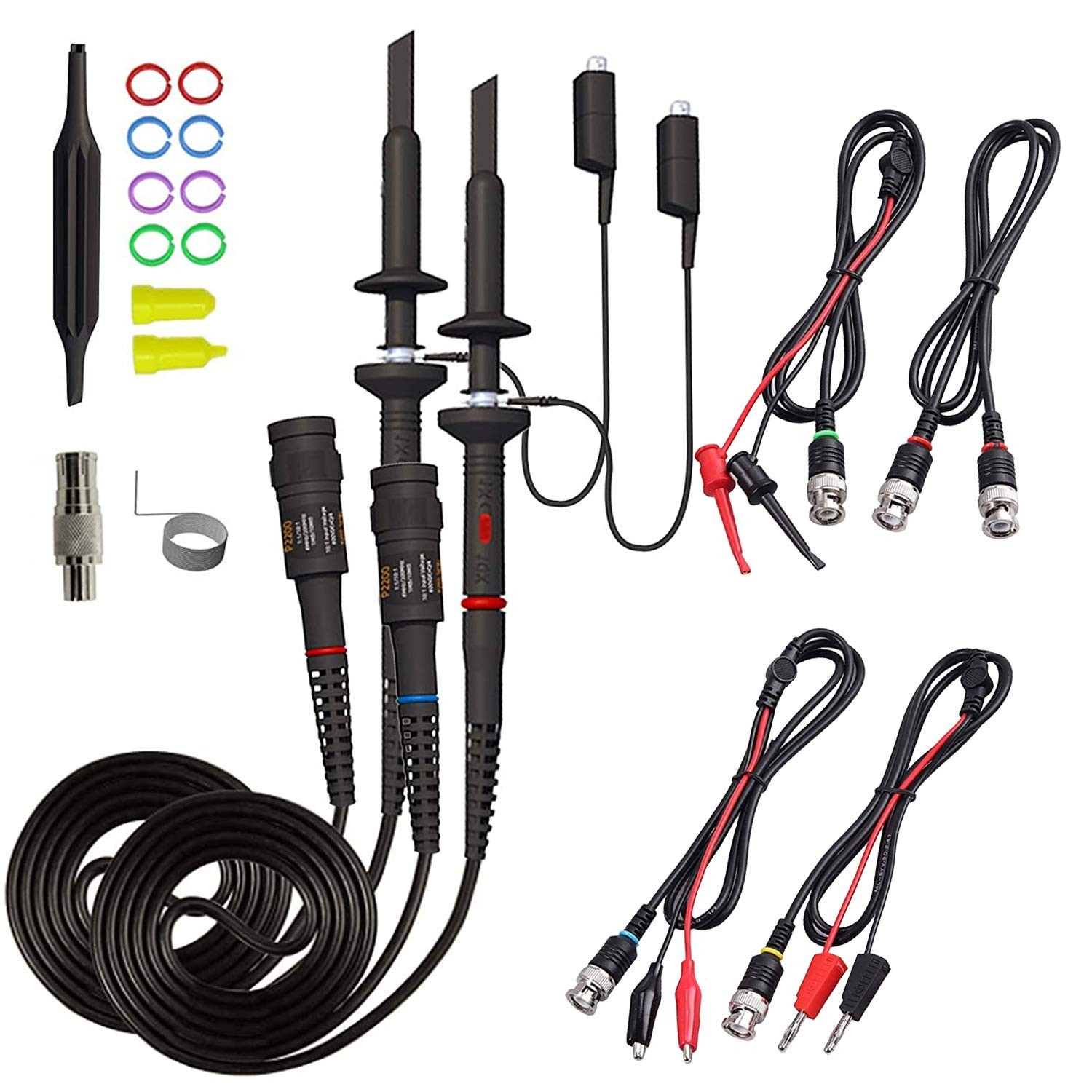 Universal Oscilloscope Probe with Accessories Kit 200MHz Oscilloscope Clip Pr...