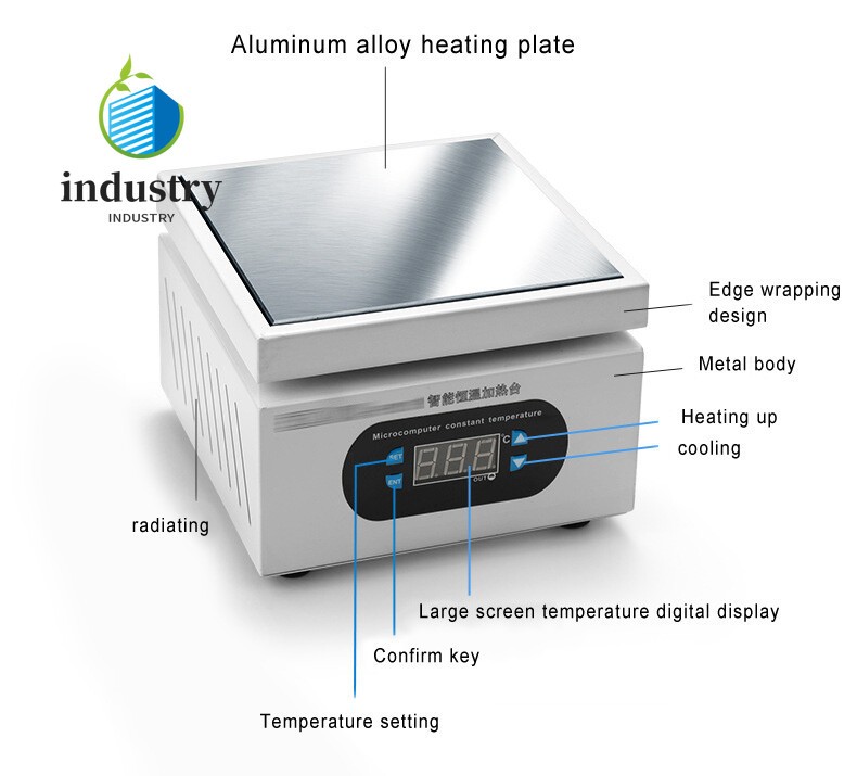 Preheating Station for BGA Heating Work Tool Set Electronic 20*20cm Hot Plate