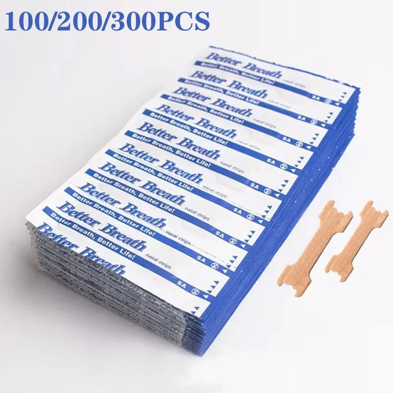 100/200/300pcs Breath Nasal Strips Right Way Stop Snoring Anti Snore Nose Strip