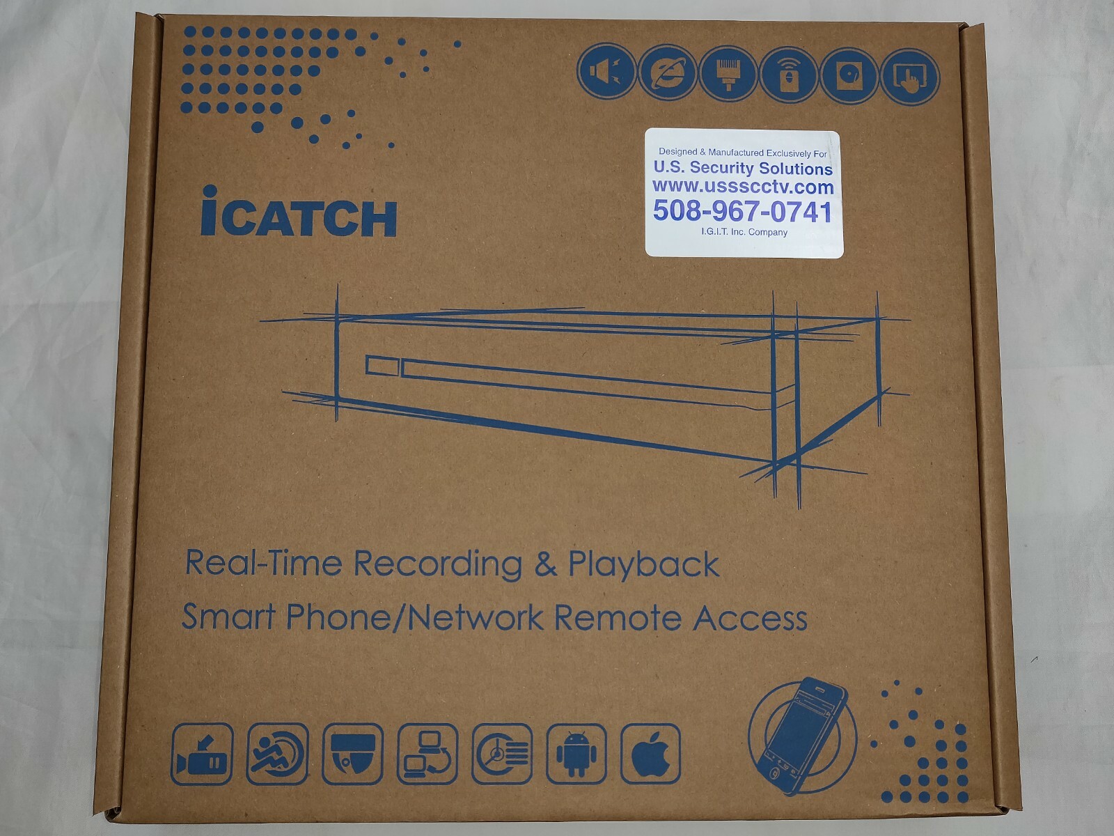 8 Channels H.265+ 4K UHD Hybrid Security HD-TVI/CVI/AHD/960H/IP/P2P/Audio/Cloud