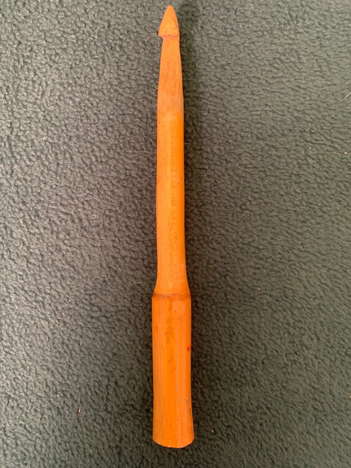3 VTG Wooden Crochet Hooks All Different
