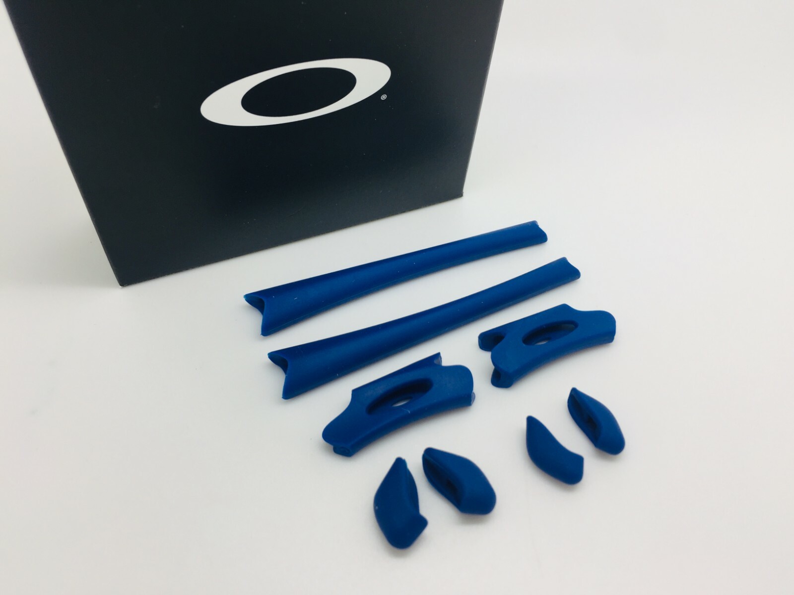 AUTHENTIC OAKLEY FLAK JACKET EAR SOCKS & NOSE PADS KIT BLUE