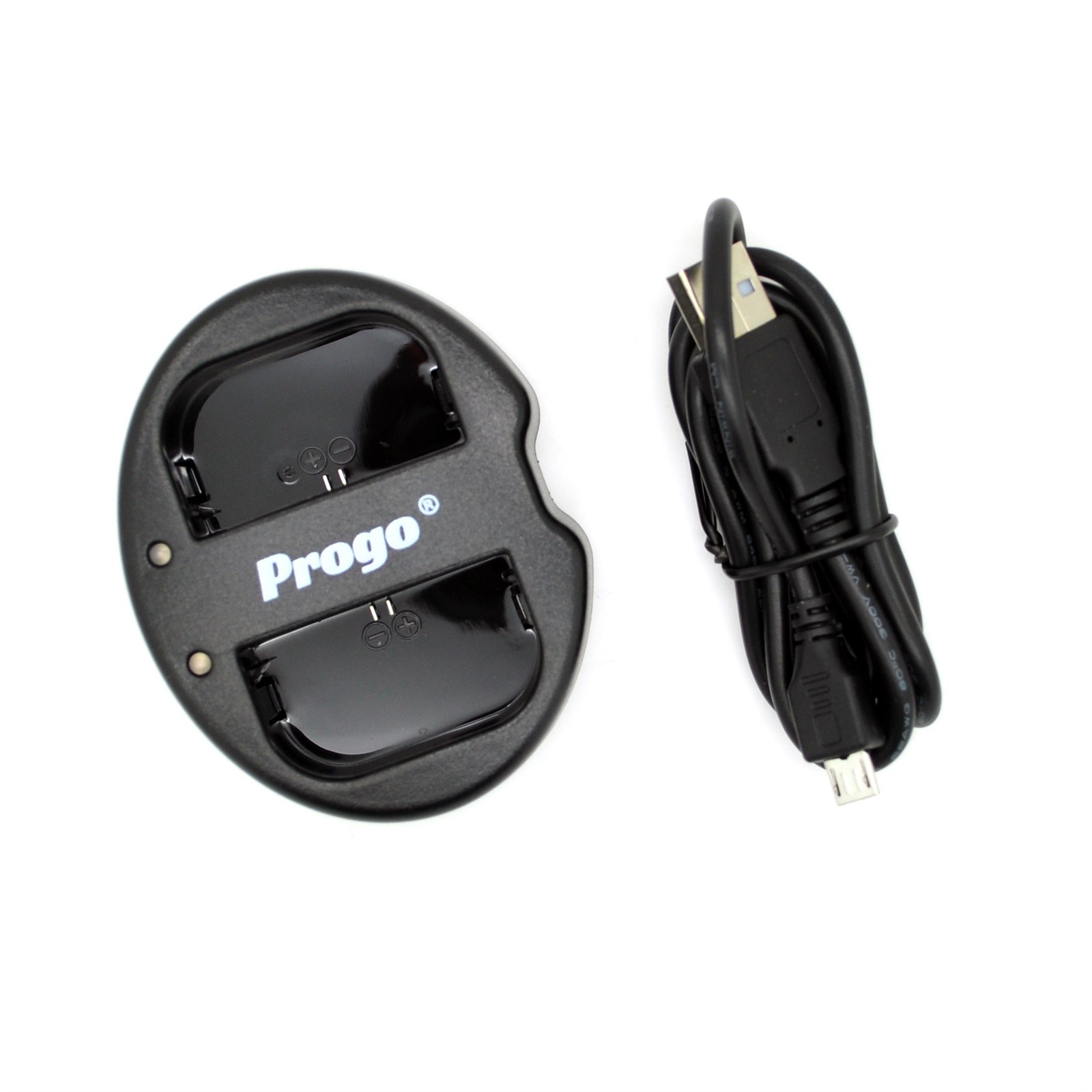 Progo 2 Channel Dual USB Charger for Canon LP-E6, LP-E6N Battery Canon EOS 7D 6D