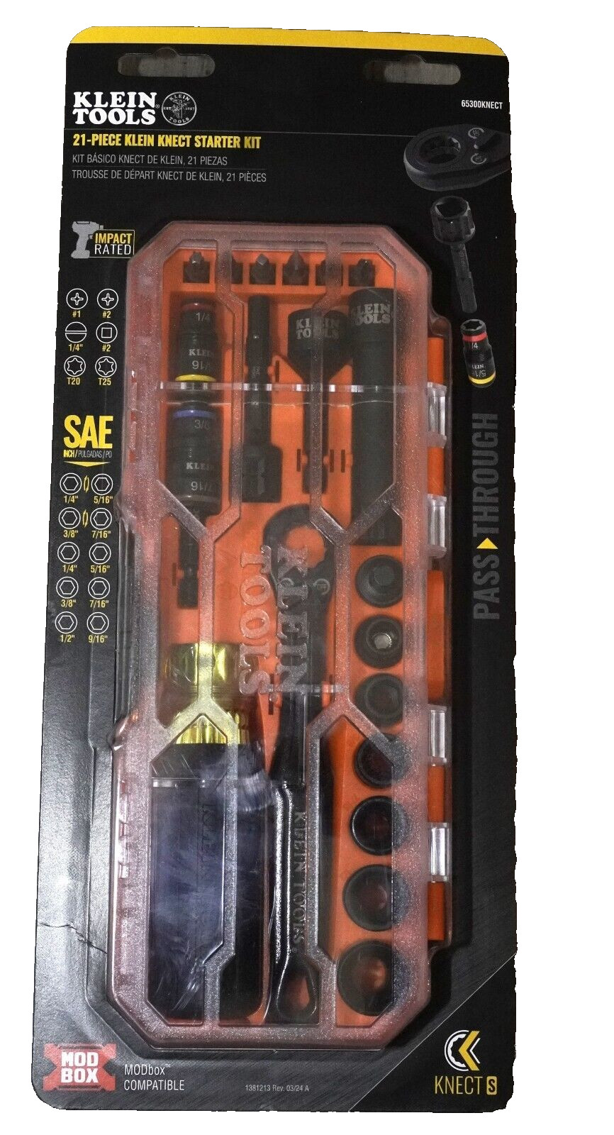 Klein Tools 21-Piece Klein Knect Starter Kit 65300KNECT