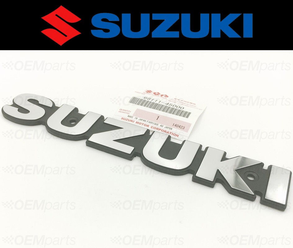 Genuine Suzuki Fuel Tank Emblem GS400X / GS550E / GS750 B,C,EC,EN,N 1977-1979