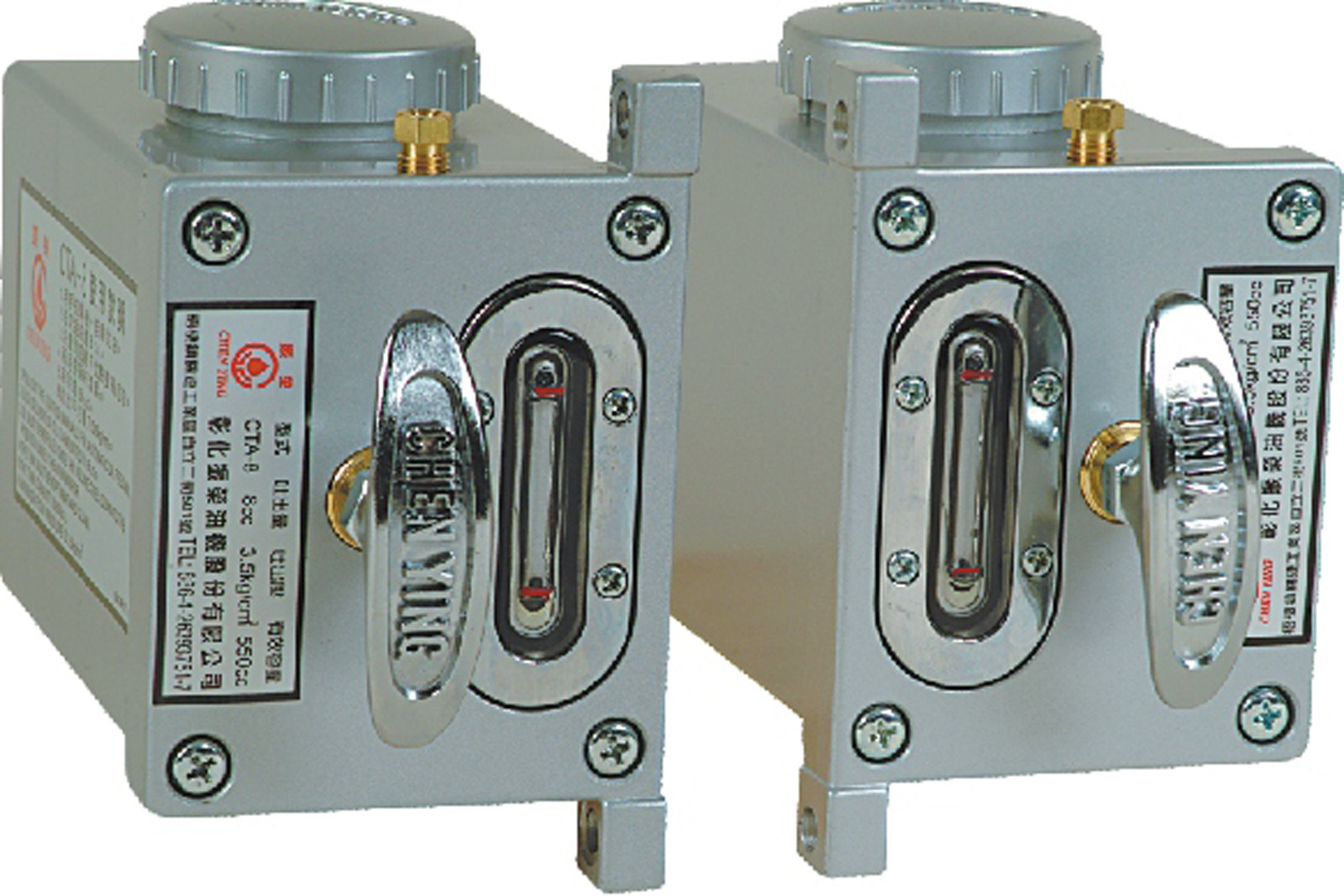 CTA-8 Type Hand-Pull (Left) Manual Lubricators Bijur 8cc