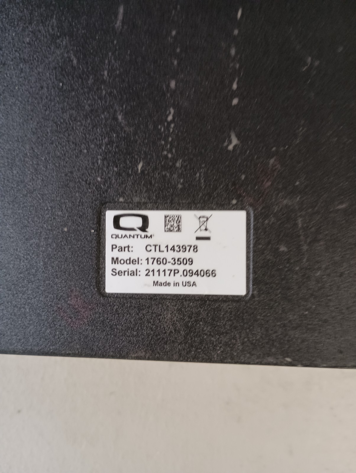 Quantum Electronic Controller Component CTL-143978 for Model 1760-3509 #399