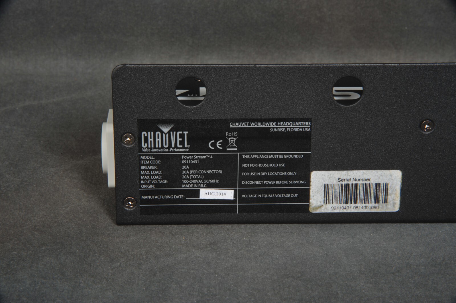 Chauvet PowerStream 4 Splitter