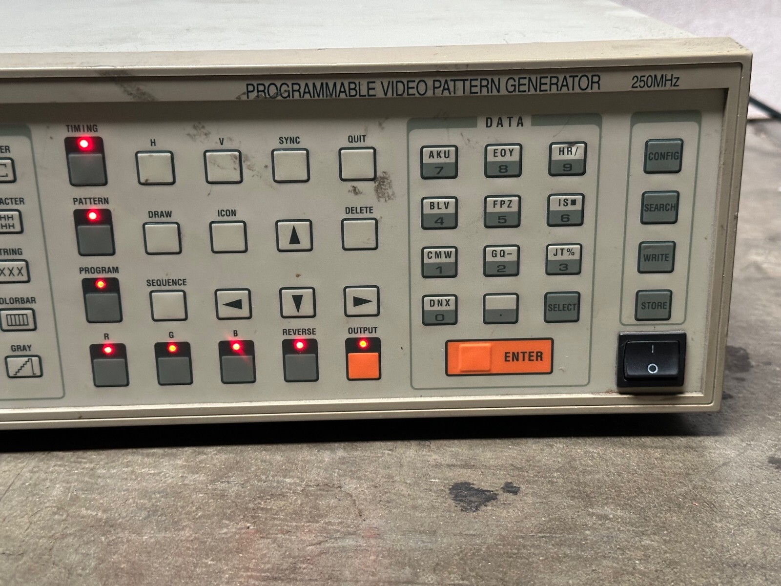 AS IS - Chroma 2225 Programmable Video Pattern Generator 250MHz **Untested**