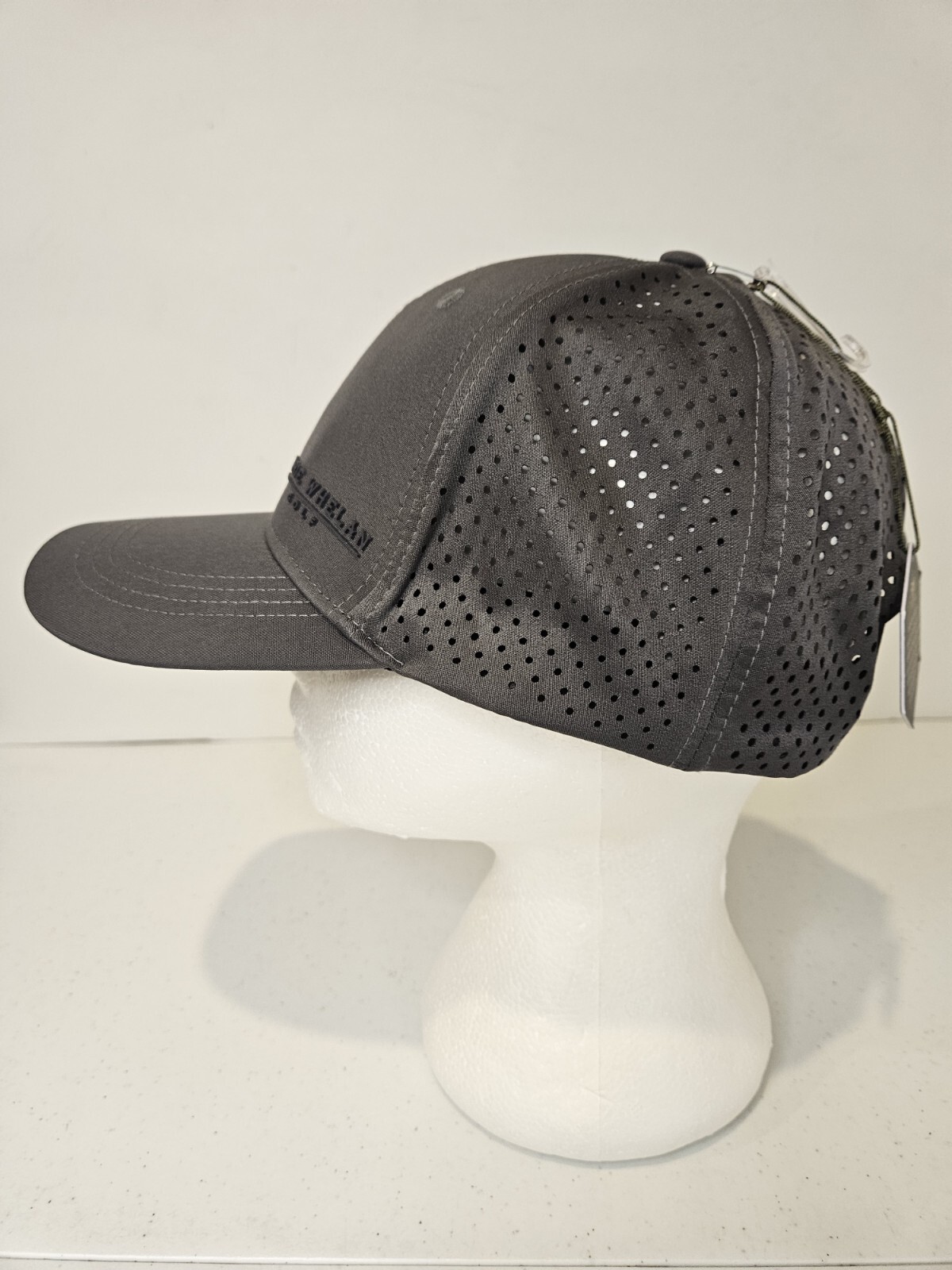 New RORIE WHELAN Golf Logo Grey Performance Breathable Snapback Men's Cap Hat