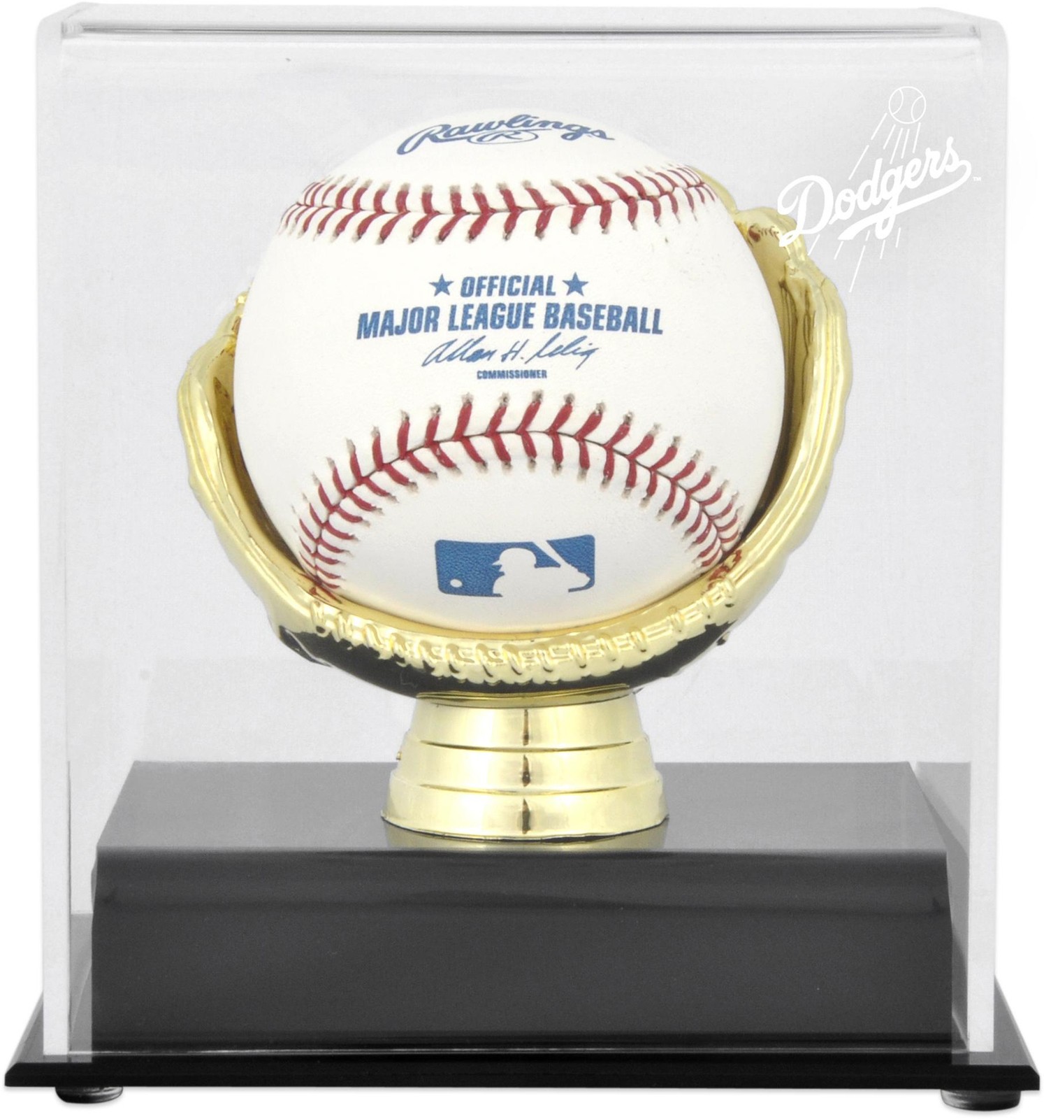 Dodgers Gold Glove Single Baseball Logo Display Case
