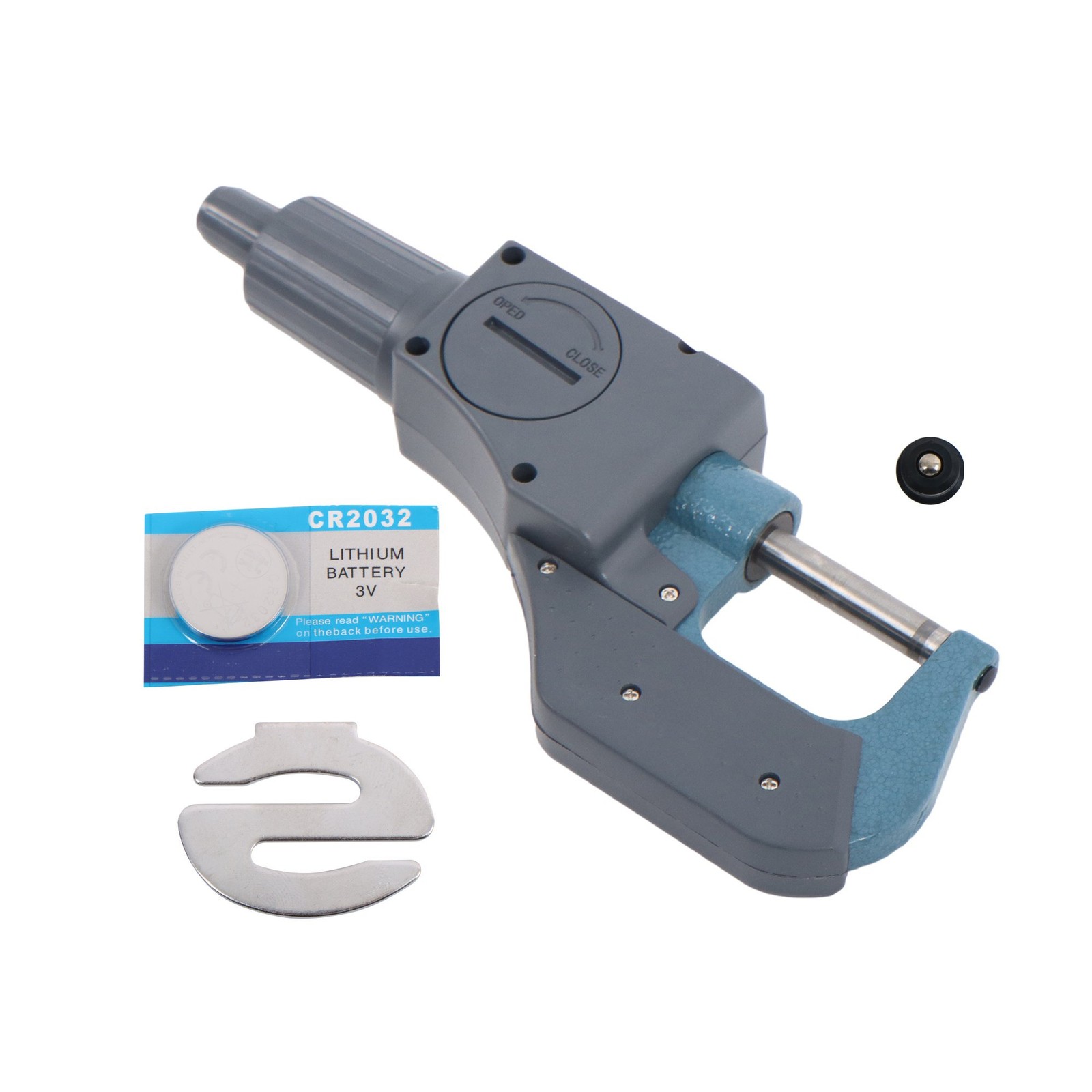 Caliper Carbide Tip Digital Electronic Outside Micrometer 0-1" 0.00005" 0-25mm