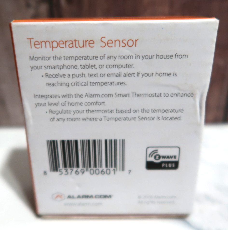 ADC-S2000-T-RB Temperature Sensor ALARM.COM Wireless Smart New