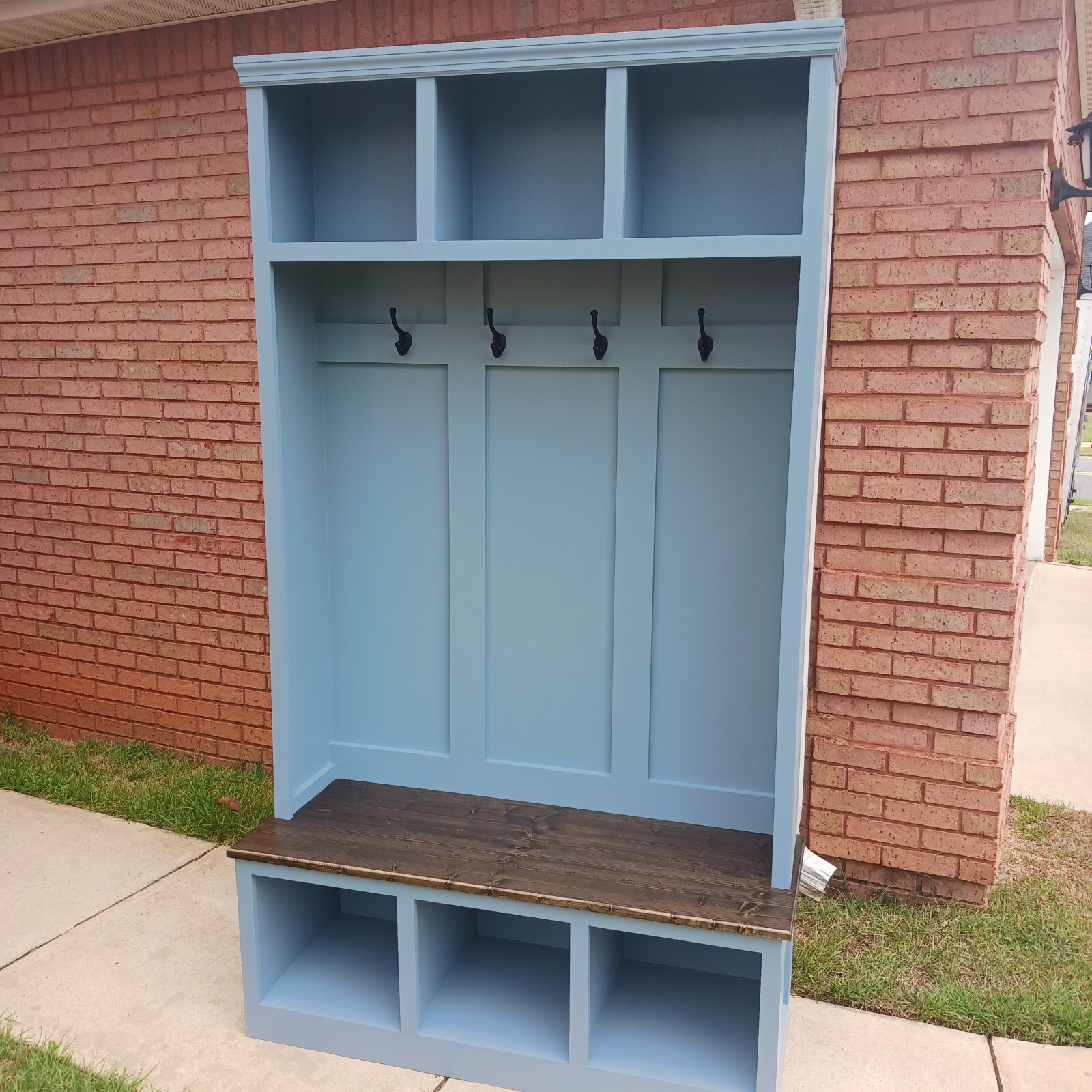 Blue 48 x 84 Halltree/Mudroom