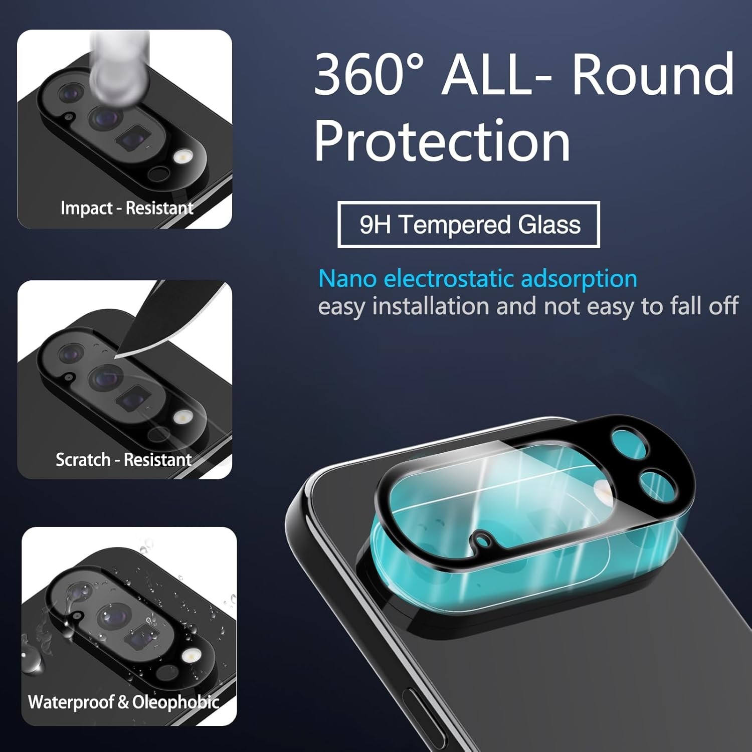 3 Pack Privacy Screen + 3 Camera Lens Protector for Google Pixel 10 Pro XL