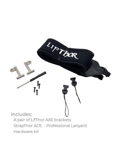 2-Point Aluminum Axe Lanyard System with Strap for Utility Mount - Drone Accesso