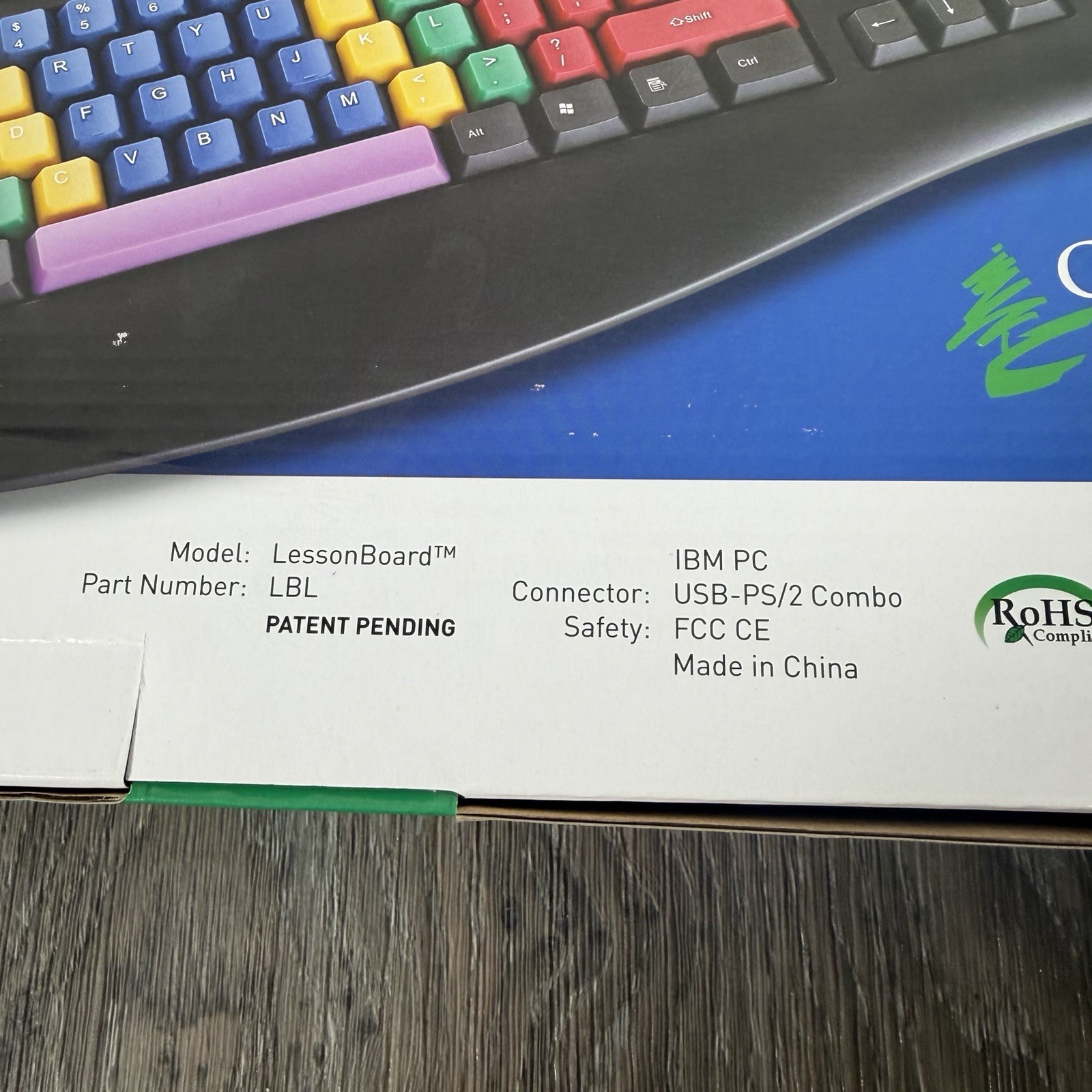 Chester Creek Wired LessonBoard Training Keyboard Kids Color Coded Accessibility