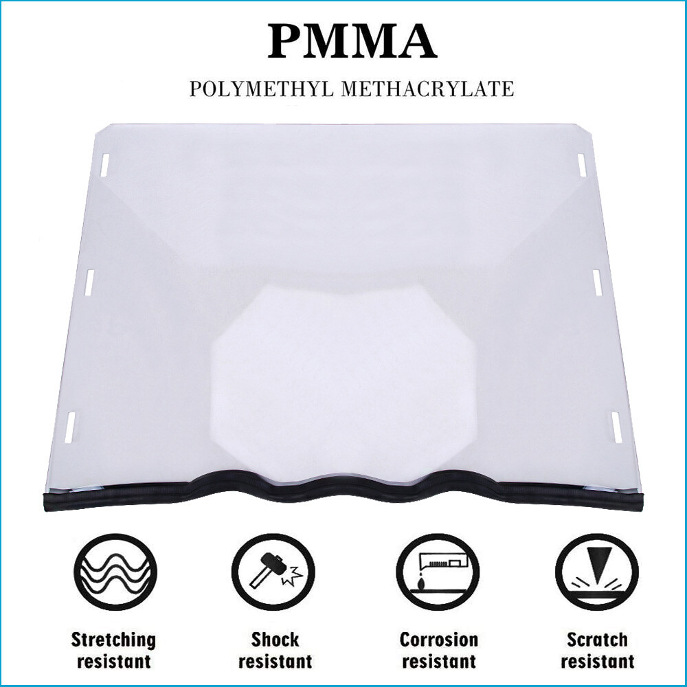 UTV Full Windshield Windscreen For Polaris Ranger 400 / 500 800 Midsize / EV
