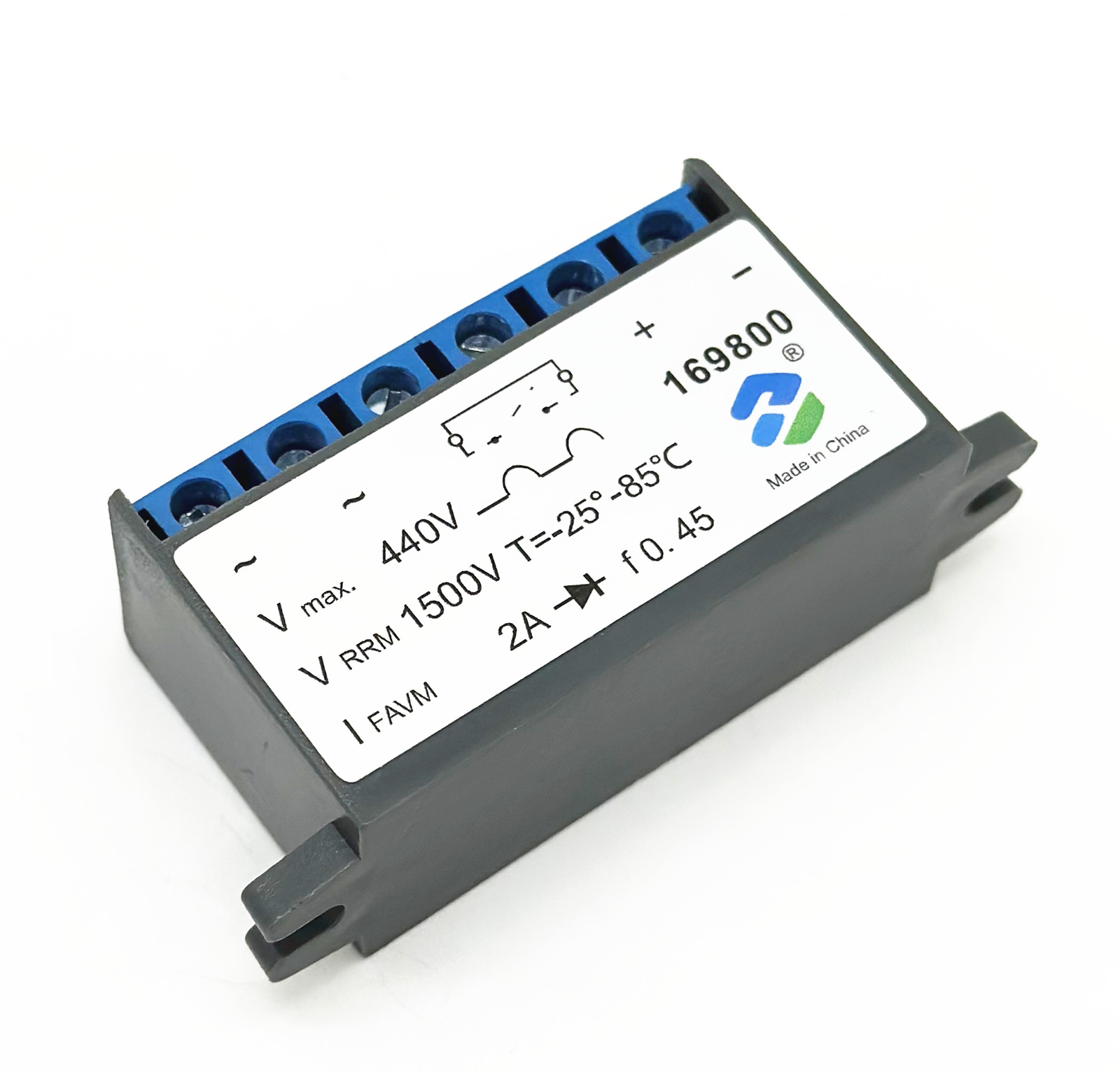 Replace 169800 rectifier module VMAX 440V VRRM 1500V IFAVM 2A f0.45