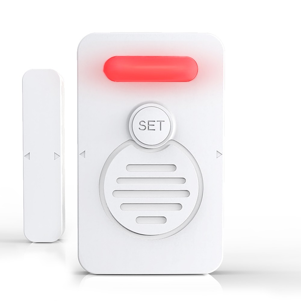 Refrigerator Alarm Wireless Doorbell Sensor 3-Level Volume Voice Window Alert ×4