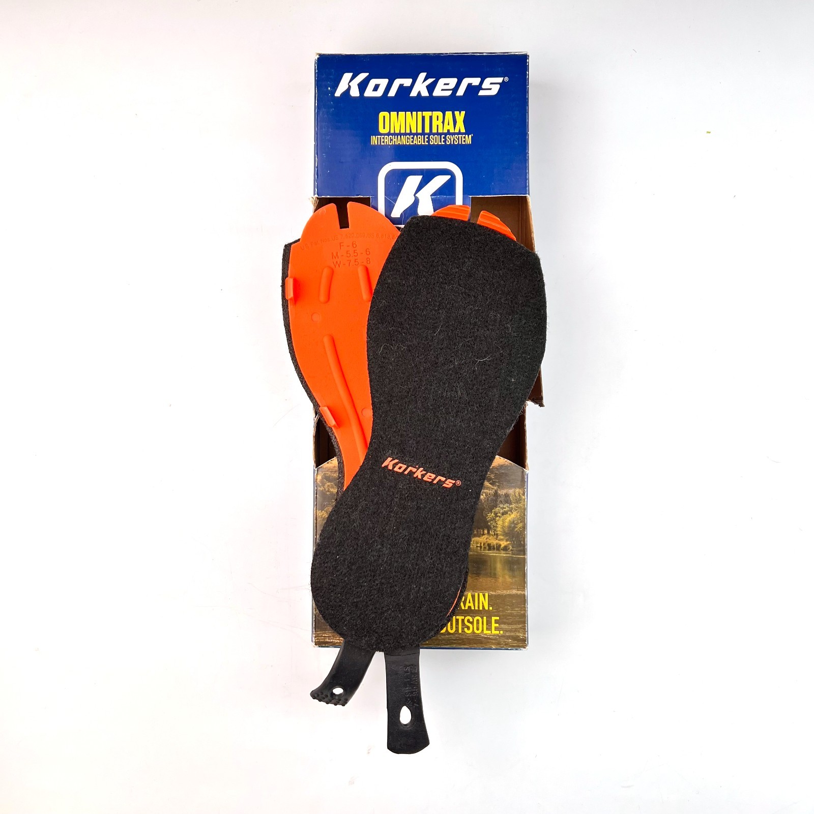 Korkers Omnitrax 3.0 Felt Replacement Sole - Size 6