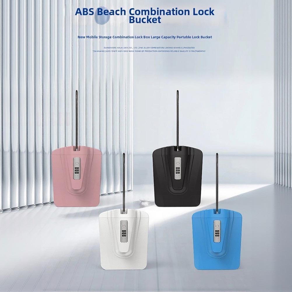 22.5x18x13cm 3-Digit Lock Box for File Cabinet Office Gym Toolbox Storage