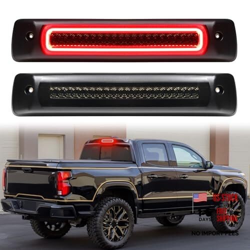 LED Third Brake Light Compatible With 2015-2025 Colorado/Canyon, Smoke Lens